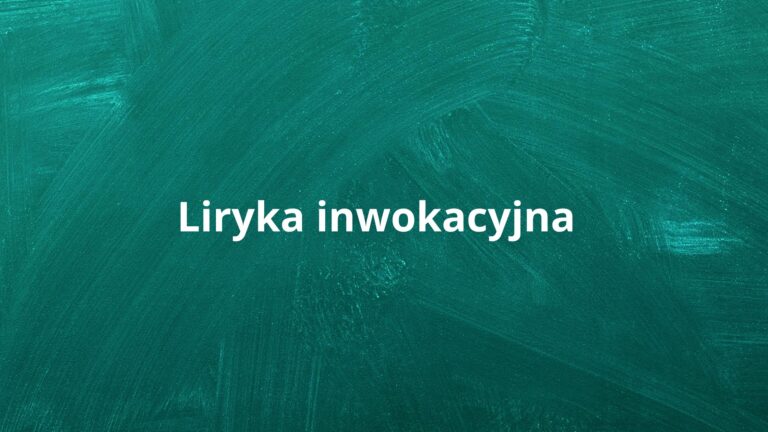 Liryka Inwokacyjna - Definicja, Cechy Liryki Zwrotu Do Adresata ...